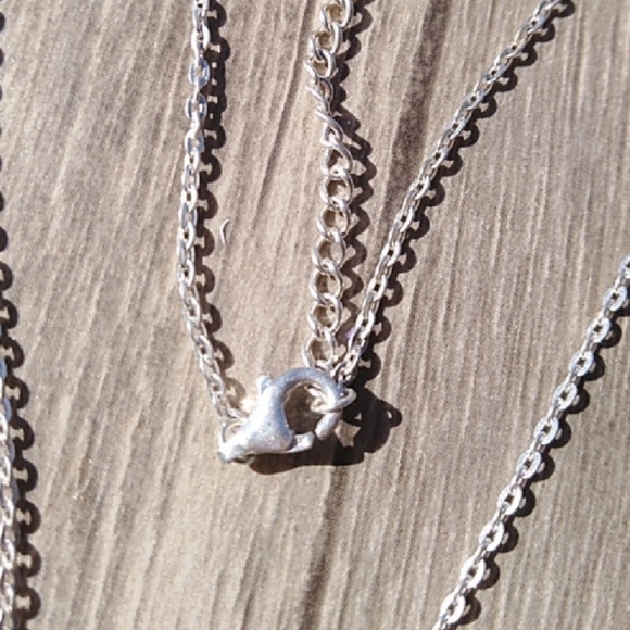 Pearl, Rose quartz, Sterling Silver Charm Necklace - Picture 2 of 4